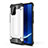 Custodia Silicone e Plastica Opaca Cover WL1 per Samsung Galaxy M80S Argento