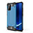 Custodia Silicone e Plastica Opaca Cover WL1 per Samsung Galaxy M80S Blu