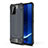 Custodia Silicone e Plastica Opaca Cover WL1 per Samsung Galaxy M80S Blu Notte