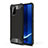 Custodia Silicone e Plastica Opaca Cover WL1 per Samsung Galaxy M80S Nero