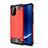 Custodia Silicone e Plastica Opaca Cover WL1 per Samsung Galaxy M80S Rosso
