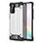 Custodia Silicone e Plastica Opaca Cover WL1 per Samsung Galaxy Note 20 5G Argento