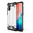 Custodia Silicone e Plastica Opaca Cover WL1 per Samsung Galaxy S20 5G Argento