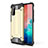 Custodia Silicone e Plastica Opaca Cover WL1 per Samsung Galaxy S20 5G Oro