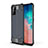 Custodia Silicone e Plastica Opaca Cover WL1 per Samsung Galaxy S20 Plus 5G Blu Notte
