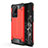 Custodia Silicone e Plastica Opaca Cover WL1 per Samsung Galaxy S20 Ultra 5G Rosso