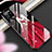 Custodia Silicone Gel Laterale Abito Ragazza Specchio Cover M01 per Apple iPhone 11 Pro Max Rosso