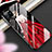 Custodia Silicone Gel Laterale Abito Ragazza Specchio Cover M01 per Apple iPhone 11 Pro Max Rosso e Nero