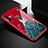 Custodia Silicone Gel Laterale Abito Ragazza Specchio Cover per Huawei P20 Pro Rosso Rosa