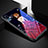 Custodia Silicone Gel Laterale Abito Ragazza Specchio Cover per Huawei P20 Rosso e Nero