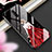 Custodia Silicone Gel Laterale Abito Ragazza Specchio Cover per Oppo RX17 Pro Rosso