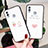 Custodia Silicone Gel Laterale Amore Cuore Specchio Cover per Huawei Honor 10 Lite