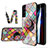 Custodia Silicone Gel Laterale Fantasia Modello Specchio Cover A01 per Samsung Galaxy S21 5G Colorato