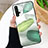 Custodia Silicone Gel Laterale Fantasia Modello Specchio Cover D01 per Huawei Honor 20 Verde