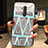 Custodia Silicone Gel Laterale Fantasia Modello Specchio Cover K01 per OnePlus 7T Pro Grigio