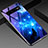 Custodia Silicone Gel Laterale Fantasia Modello Specchio Cover K01 per Samsung Galaxy S10 Plus Ciano