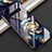 Custodia Silicone Gel Laterale Fantasia Modello Specchio Cover K04 per Samsung Galaxy S10 Marrone
