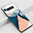 Custodia Silicone Gel Laterale Fantasia Modello Specchio Cover K04 per Samsung Galaxy S10 Plus Arancione