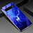 Custodia Silicone Gel Laterale Fantasia Modello Specchio Cover K05 per Samsung Galaxy S10 5G Blu