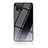 Custodia Silicone Gel Laterale Fantasia Modello Specchio Cover LS1 per Google Pixel 4 XL Grigio