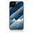 Custodia Silicone Gel Laterale Fantasia Modello Specchio Cover LS1 per Google Pixel 4a 5G Blu