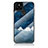 Custodia Silicone Gel Laterale Fantasia Modello Specchio Cover LS1 per Google Pixel 5 Blu