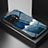 Custodia Silicone Gel Laterale Fantasia Modello Specchio Cover LS1 per OnePlus 11 5G Blu