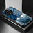 Custodia Silicone Gel Laterale Fantasia Modello Specchio Cover LS1 per Realme 11 5G Blu