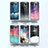 Custodia Silicone Gel Laterale Fantasia Modello Specchio Cover LS1 per Samsung Galaxy A12