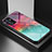 Custodia Silicone Gel Laterale Fantasia Modello Specchio Cover LS1 per Samsung Galaxy A25 5G Rosso