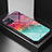 Custodia Silicone Gel Laterale Fantasia Modello Specchio Cover LS1 per Samsung Galaxy A51 5G Rosso