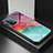 Custodia Silicone Gel Laterale Fantasia Modello Specchio Cover LS1 per Samsung Galaxy A52s 5G Rosso