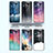 Custodia Silicone Gel Laterale Fantasia Modello Specchio Cover LS1 per Samsung Galaxy M02