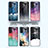 Custodia Silicone Gel Laterale Fantasia Modello Specchio Cover LS1 per Samsung Galaxy M13 4G