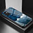Custodia Silicone Gel Laterale Fantasia Modello Specchio Cover LS1 per Samsung Galaxy M23 5G Blu