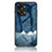 Custodia Silicone Gel Laterale Fantasia Modello Specchio Cover LS2 per OnePlus Nord 2T 5G Blu