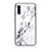 Custodia Silicone Gel Laterale Fantasia Modello Specchio Cover LS2 per Samsung Galaxy A70S Bianco