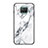 Custodia Silicone Gel Laterale Fantasia Modello Specchio Cover LS2 per Xiaomi Mi 10i 5G Bianco