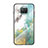 Custodia Silicone Gel Laterale Fantasia Modello Specchio Cover LS2 per Xiaomi Mi 10i 5G Verde