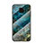 Custodia Silicone Gel Laterale Fantasia Modello Specchio Cover LS2 per Xiaomi Poco M2 Pro Blu