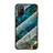 Custodia Silicone Gel Laterale Fantasia Modello Specchio Cover LS2 per Xiaomi Poco M3 Blu