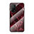 Custodia Silicone Gel Laterale Fantasia Modello Specchio Cover LS2 per Xiaomi Redmi K30S 5G Rosso