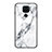 Custodia Silicone Gel Laterale Fantasia Modello Specchio Cover LS2 per Xiaomi Redmi Note 9 Bianco