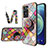Custodia Silicone Gel Laterale Fantasia Modello Specchio Cover LS3 per OnePlus Nord N20 SE Multicolore