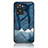 Custodia Silicone Gel Laterale Fantasia Modello Specchio Cover LS4 per OnePlus Nord N20 SE Blu