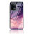 Custodia Silicone Gel Laterale Fantasia Modello Specchio Cover LS4 per Oppo Reno5 Lite Viola