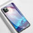 Custodia Silicone Gel Laterale Fantasia Modello Specchio Cover M01 per Apple iPhone 11 Pro Max Viola