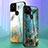 Custodia Silicone Gel Laterale Fantasia Modello Specchio Cover per Google Pixel 5