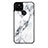 Custodia Silicone Gel Laterale Fantasia Modello Specchio Cover per Google Pixel 5 XL 5G Bianco