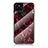 Custodia Silicone Gel Laterale Fantasia Modello Specchio Cover per Google Pixel 5 XL 5G Rosso